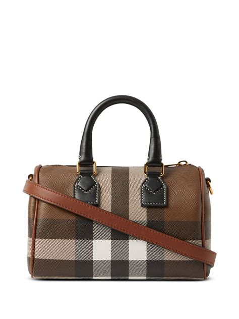 burberry bowling bag mini|burberry small dark birch bag.